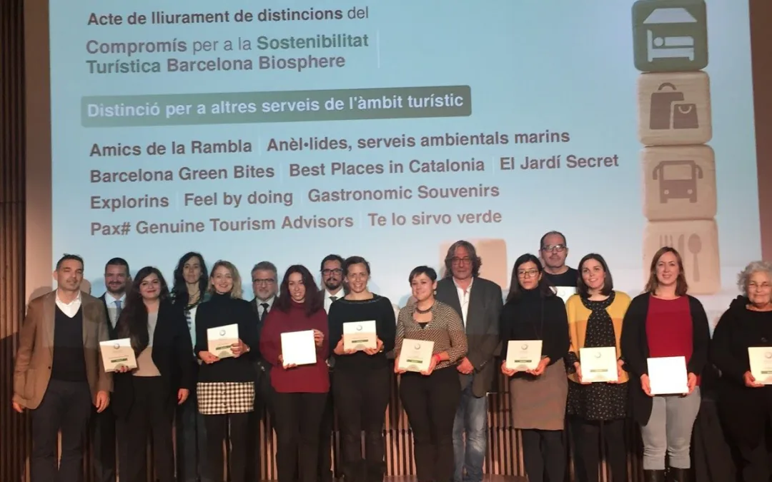 ¡Te lo sirvo verde recibe el sello Biosphere de turismo sostenible!